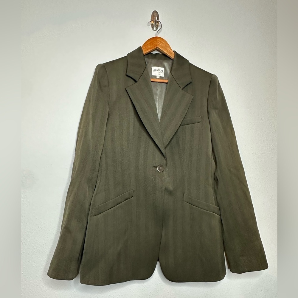 Armani blazer women’s size 10 green